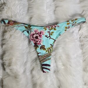 Cavalli x Skims Fagianella Print Thong Medium Women NWT